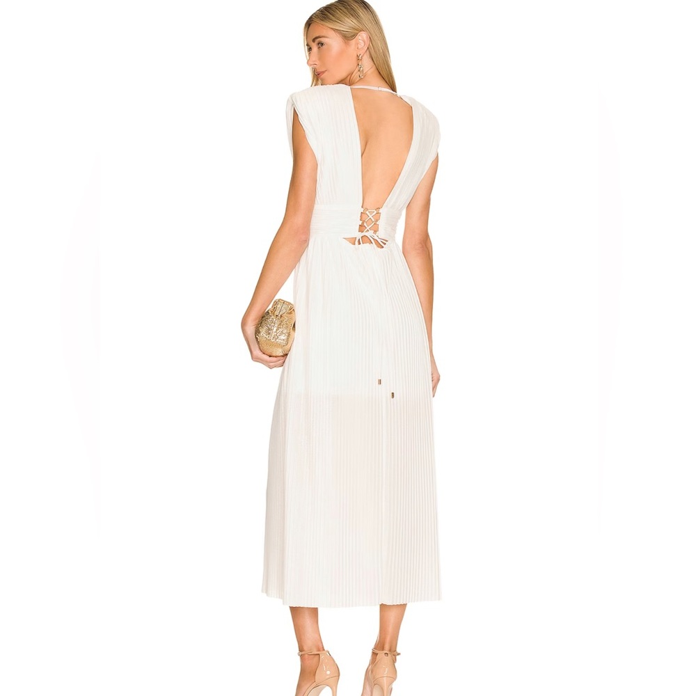 White Midi Dress Sabina Musayev